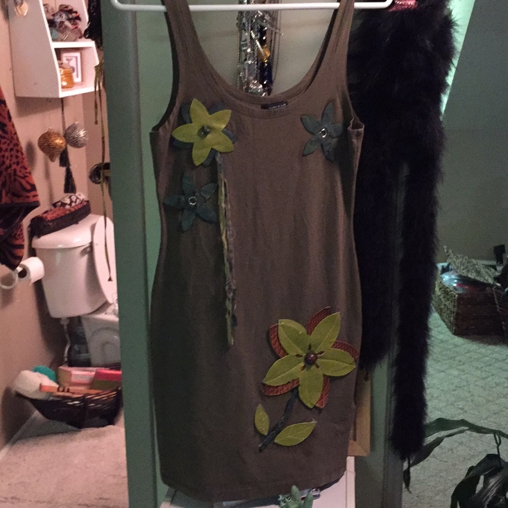 Flowered tank top